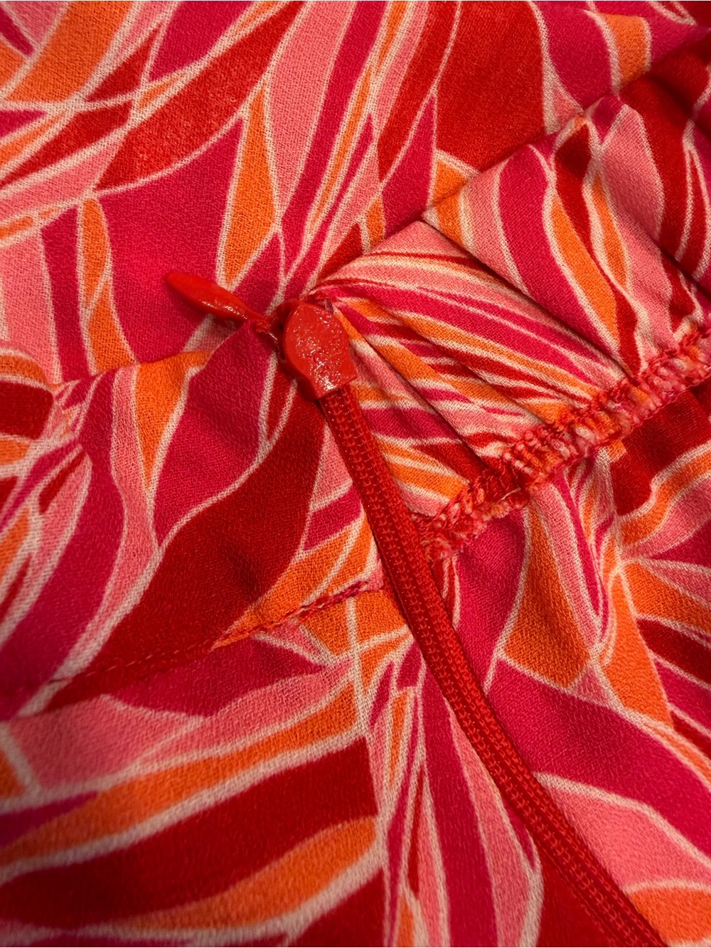 Ashley Park x RTR International Pink Tropical Print Wide-Leg Pants - Picture 11 of 11